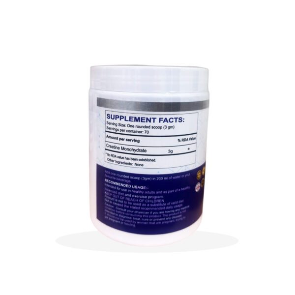 7% Labz Micronized Creatine Label