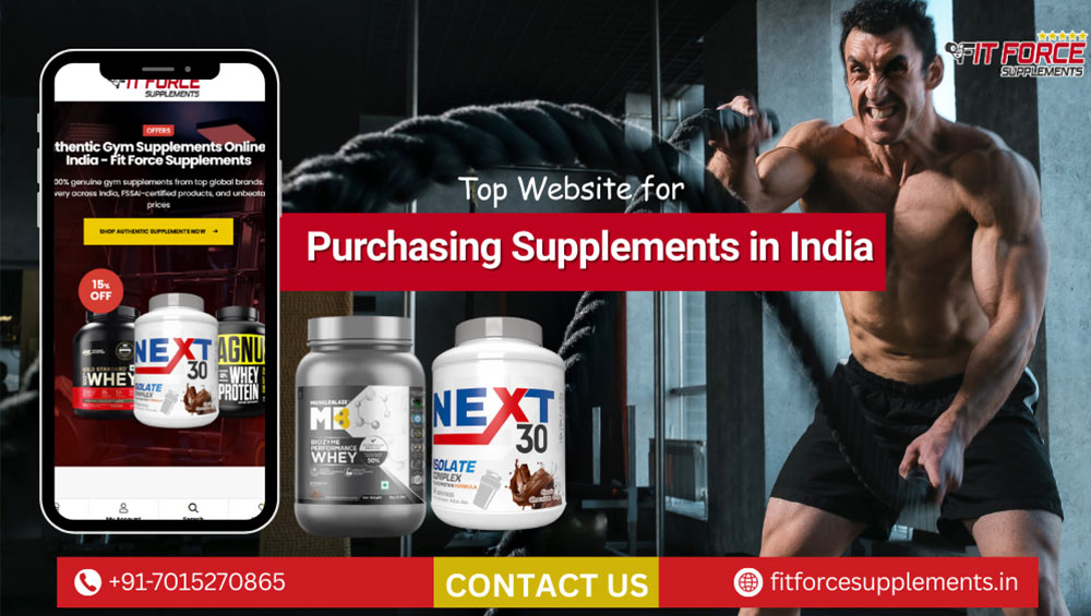 Buy supplements online in India at Fit Force Supplements