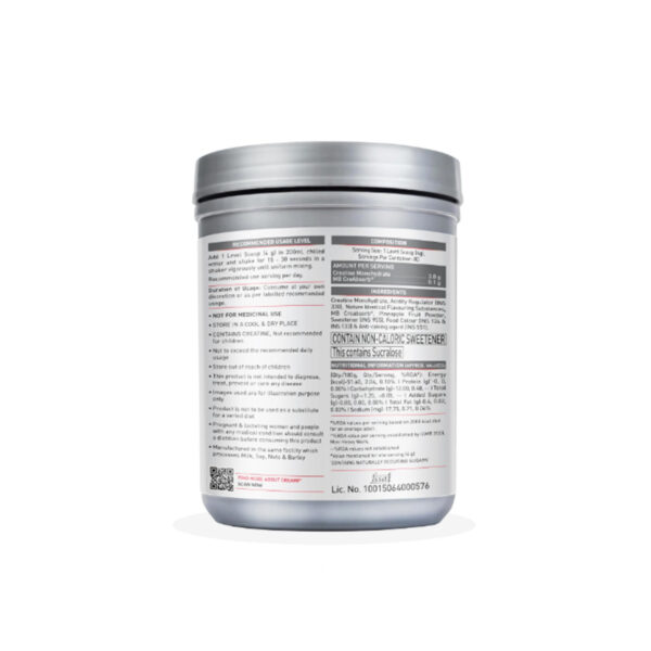 Micronized Creatine Monohydrate (back)