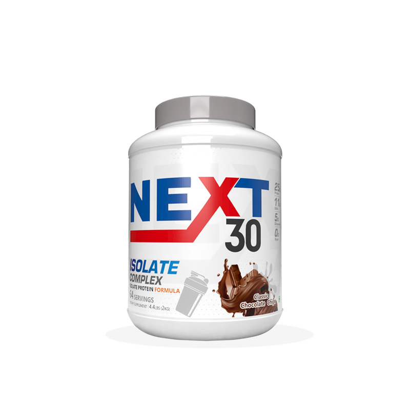 Next 30 Isolate Complex – Classic Chocolate Chips Front View