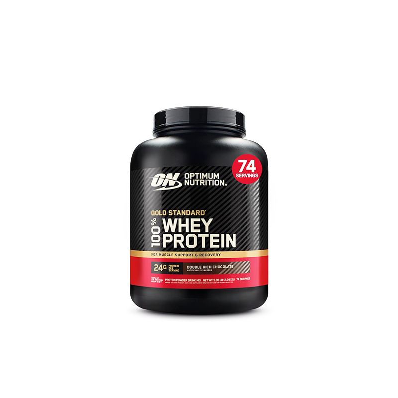 Optimum Nutrition Gold Standard Whey Protein Powder 2.29 Kg Double Rich Chocolate Front