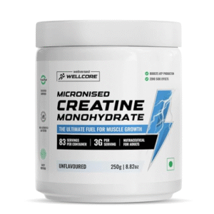 Wellcore Micronized Creatine Monohydrate – Unflavoured 250g