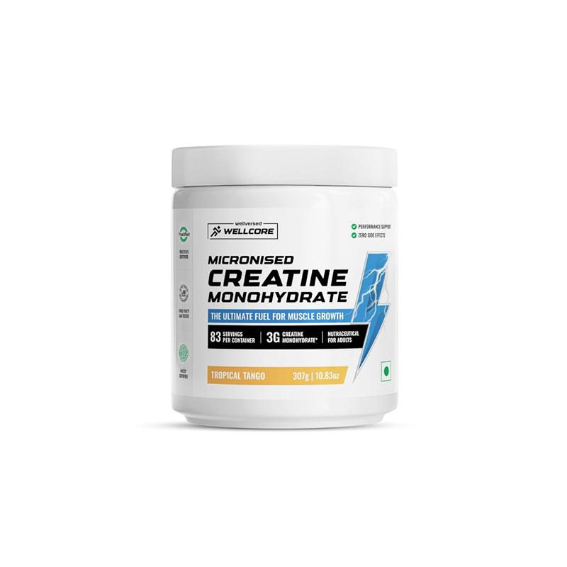 Wellcore Micronized Creatine Monohydrate – Tropical Tango 307g
