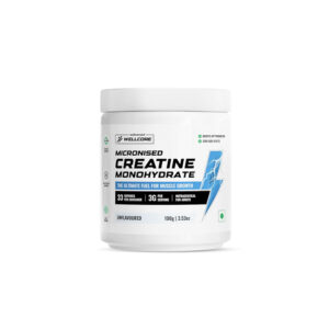 Wellcore Micronized Creatine Monohydrate – Unflavoured 100g