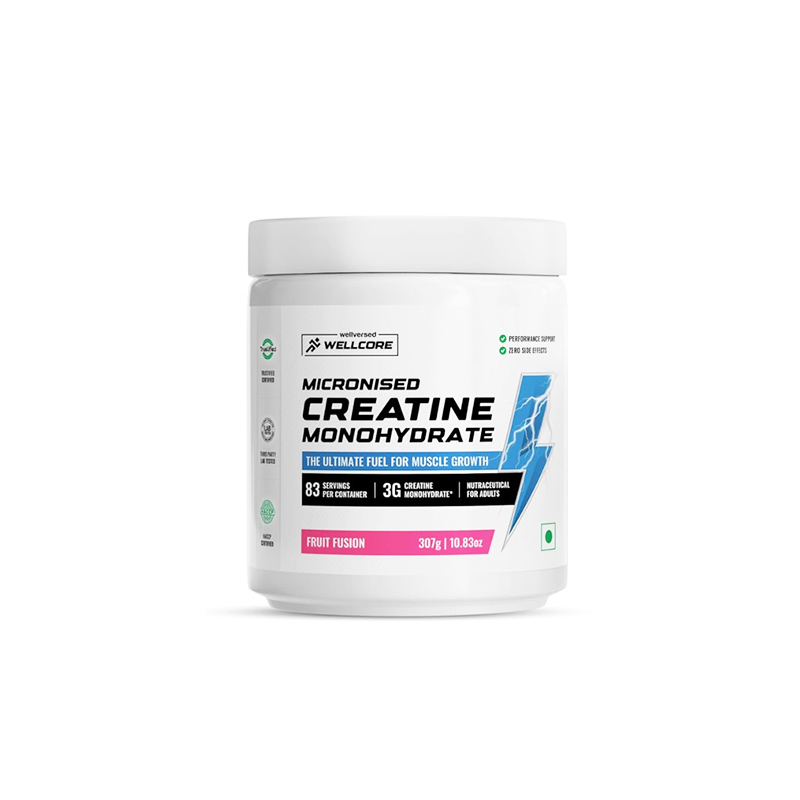 Wellcore Micronized Creatine Monohydrate – Fruit Fusion 307g